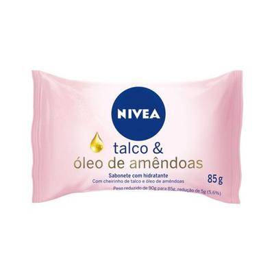 Sabonete Hidratante Nivea Talco e Óleo de Amêndoas 85g